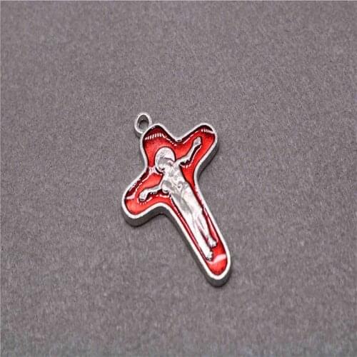 Orthodox cross pendant jewelry accessories bracelet necklace handmade DIY34 * 24 * 2mm