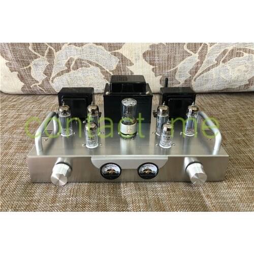Factory sell! 6N2+6P1+5Z4PA push-pull tube power amplifier DIY kit,with meter, with Bluetooth, high quality and good sound