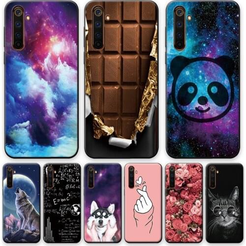 Realme 6 Case Cover on Realme 6i TPU Back Bumper on Realme 6 Pro Soft TPU Silicone Lovely Phone Case For OPPO Realme 6 6i 6Pro