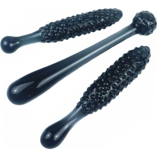 Sex Toys Black G-Spot Crystal Stick Adult Sex Products Female Male Sex Toys