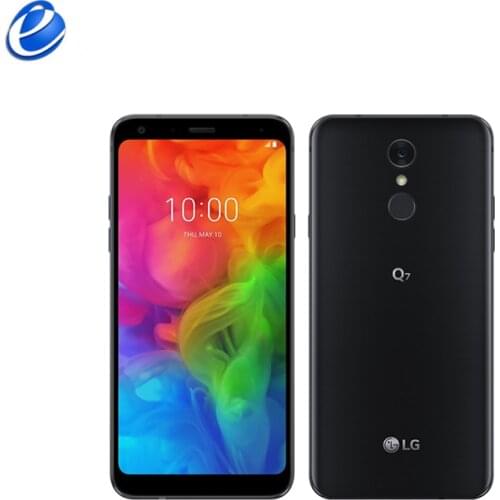 Original Unlocked LG Q7 5.5" inch Octa core Single Sim Android Smartphone 3G RAM 32G ROM 4G LTE Fingerprint cellphone