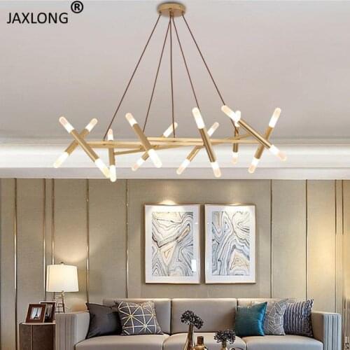 Modern LED Lighting Restaurant Lustre Acrylic Decor Pendant Lamp Nordic Style Home Living Room Bedroom Gorgeous Pendant Lights
