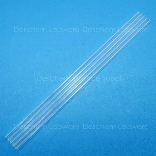 5PCS 300mm,Quartz Glass Tube,OD=12mm,Thcik=1.0mm,ID=10MM,Made BY Fused Silica