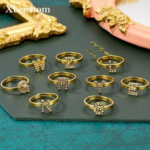 Женские золотые кольца Xbcustom China At AliExpress