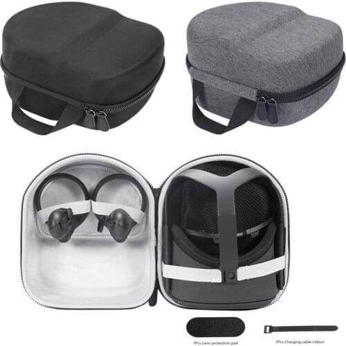 EVA Hard Storage Bag for Oculus Quest /Quest 2 All-in-one VR Gaming Headset Travel Carrying Case Waterproof Protective Box