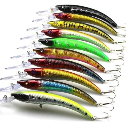 1Pcs Minnow Artificial Hard Bait Crankbait 15.5cm 15.3g Swimbait Wobbler Fish