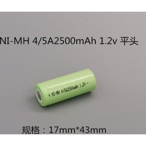 10PCS Ni-MH nimh 1.2V 4/5A 2500mah 2.5ah 4/5A 2500mah 1.2V Rechargeable battery 1.2V4/5A2500mAh batteries