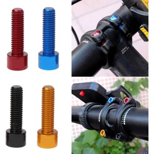 4pcs/bag Bicycle Handlebar Stem Screw M5x17mm Aluminum Alloy Bolt Fixed Gear MTB Whosale&Dropship
