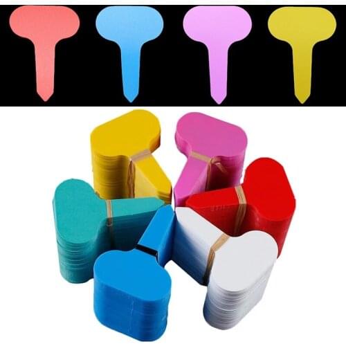 50PCS Colorful Plant Markers Garden Bonsai Succulent Seedings Tags Sign PVC Gardening Labels Stake on Soil Paint Sticks