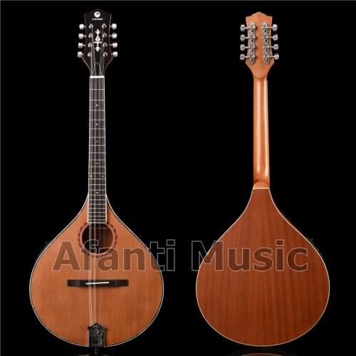 Afanti Music Solid Red Pine Bouzouki Mandolin with EQ (ABZ-004)