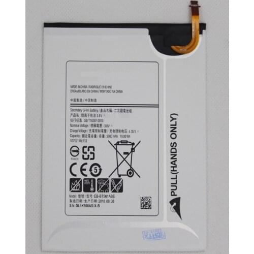 EB-BT561ABE Original Quality Battery For Samsung GALAXY Tab E T560 T561 SM-T560 Tablet Batteries 5000 mAh
