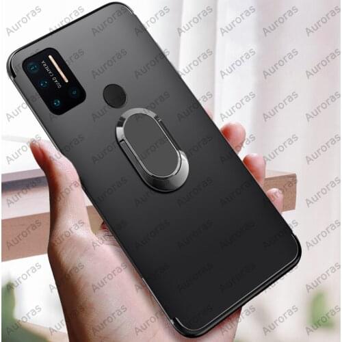 Auroras Case For Umdigi A7 Pro Ultra Thin Soft With Magnetic Attraction Ring Back Matte For Umidigi A9 Pro Soft Cover