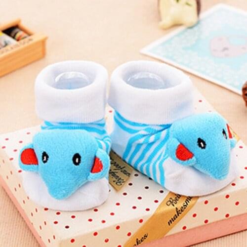 High Quality 4Pair Baby Children Kids Socks Suitable 0-18 Month Infant Newborn Socks 100% Cotton Cute Elephant Bee Rabbit Models