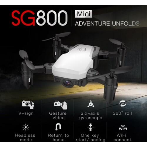 SG800 mini Drone with HD Camera Altitude Hold RC Drones with Camera HD Wifi FPV Quadcopter Dron RC Helicopter VS S9 S9HW