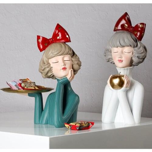 European Creative Butterfly Angel Girl Resin Statues Home Decoration Desktop Figurines Birthday Wedding Gifts Sculpture Crafts