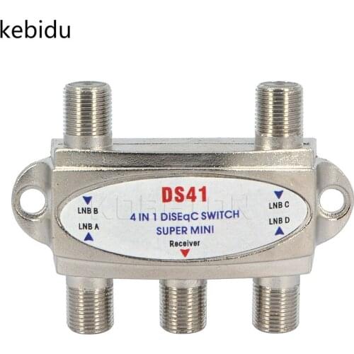 Kebidu Tv Diseqc Switch 4 In 1 Diseqc Switch Satellite Antenna Flat Lnb Switch For Tv Satellite Receiver