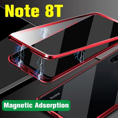 Magnetic adsorption case on for Xiaomi Redmi Note 8T cases flip cover ksiomi readmi not 8 t t8 note8 phone bumper coque fundas