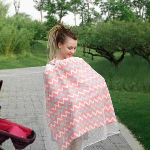 2019 Mother Nursing Covers Baby Infant Breathable Gauze Cotton Nursing Cloth L Large Size Big Breastfeeding Cover Feeding Covers