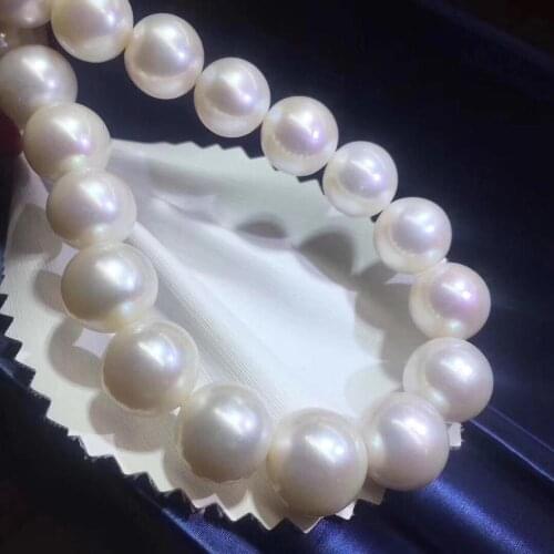 Fine Jewelry 1030 Natural Fresh Water 11-14mm Edison White Peals Necklaces for Women Fine Pearls Necklaces