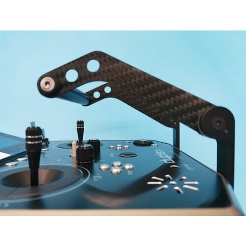 Pilot Carbon Fiber Bracket + Balance Bar, Suitable For JETI MODLE DC/DS Remote Control