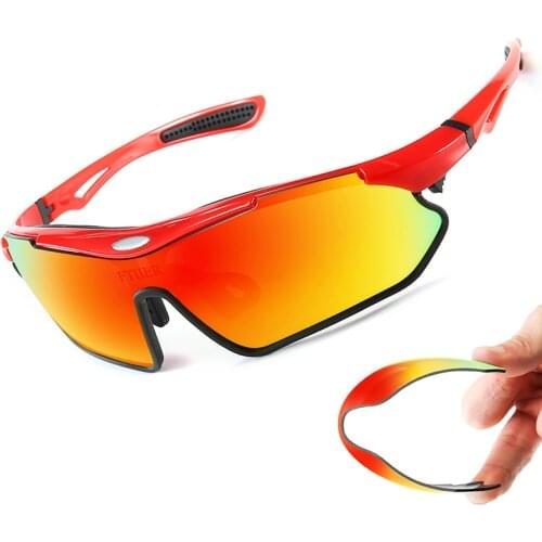Polarized Cycling Glasses Unisex TR90 Bicycle Sunglasses Outdoor Sport MTB Fishing Running Cycling Bike Eyewear 5 Lens