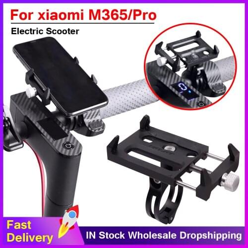 G83 Adjustable Anti-Slip Mobile Phone Stand Holder Handlebar Mount Bracket Rack For Xiaomi M365 Pro Electric Scooter