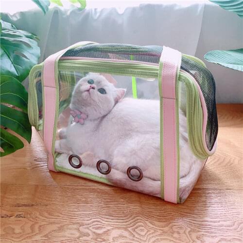 Comfortable Dog Cat Backpack, Pet Pack with Breathable Out Design, Travel Carrier for Cats and Small Dogs