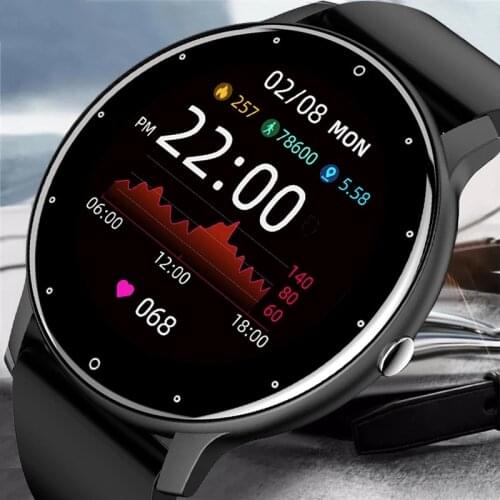 2021 New Smart Watch Men Full Touch Screen Sport Fitness Watch IP67 Waterproof Bluetooth For Android Ios Smartwatch Men Fitness