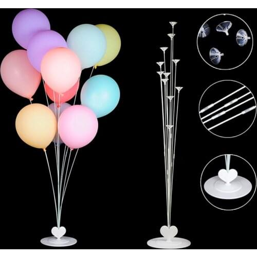 Staraise 11 Tubes Balloons Holder Stand Party Supplies Balloons Column Stand Kit Balloon Holder For Wedding Birthday Party Decor