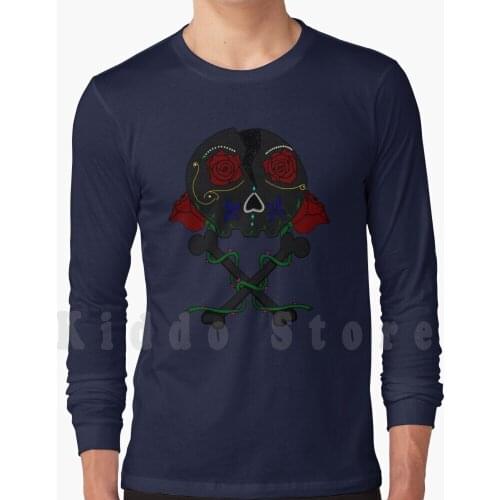 Sugar Pirate hoodies long sleeve Sugar Pirate Sugar Skull Skeleton Pirate Pirates Jolly Roger Sugar Skull