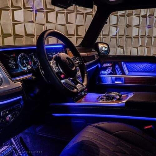 Led Car Foot Ambient Light With USB Cigarette Lighter Backlight Music Control App RGB Auto Interior Decorative Atmosphere Lights