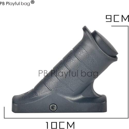 Outdoor sports tactics toy water bullet gun nylon horn grip water bullet gun refit fitting 20-23mm guide jinming M4A1 LD66