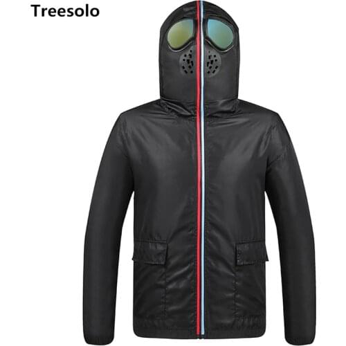 Мужские куртки с капюшоном Treesolo China At AliExpress