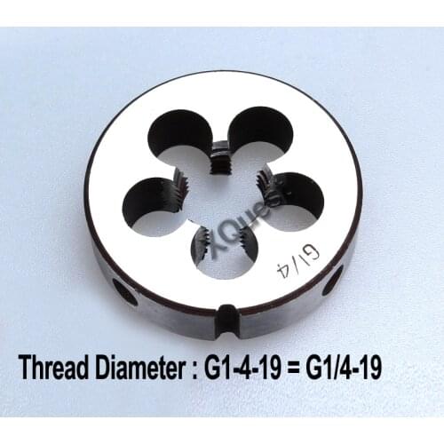 XQuest pipe thread Round die BSPF Rp G 1/4-19 1/8-28 3/8-19 1/2-14 3/4-14 Right Hand Pipe thread Round dies