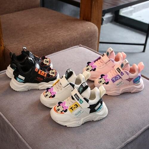 Disney baby casual shoes boys and girls white shoes childrens casual shoes summer hollow single mesh baby toddler shoes