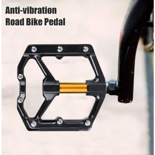 Bicycle Pedals Mtb Road Bike Accessories, 3 Sealed Bearings Pedal DU Bearing Ultra-light Anti-skid Wide Cycling Platform Pedal
