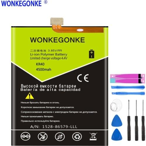 WONKEGONKE 4500mah KR40 For Motorola Battery
