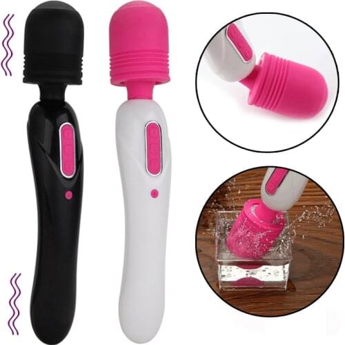 Female Magic Wand AV Vibrators USB Rechargeable Clitoris Stimulation Body Massager G spot Clitoral Vibrators Sex Toys For Woman