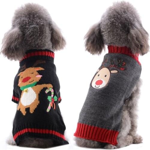 Winter Dog Clothes Warm Christmas Sweater For Small Dogs Pet Clothing Coat Chihuahua Costume For Jersey Perro York Puppy Apparel