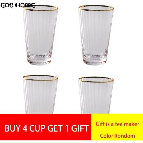 1/2/4 Pcs Round Phnom Penh Hammer Glass Cup Transparent Water Mug Beer Steins Cocktail Glasses Household Fruit Juice Drinkware