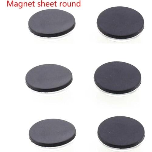 1pcs Magnet sheet A4 Flexible Magnetic Strip Rubber Magnet Tape thickness 0.7/1mm /Round Magnetic Discs Sticker