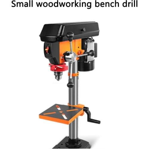 10 Inch Multi-functional Desktop Drilling Machine Household Small Woodworking Bench Drill High Precision Hollow Drilling Machine