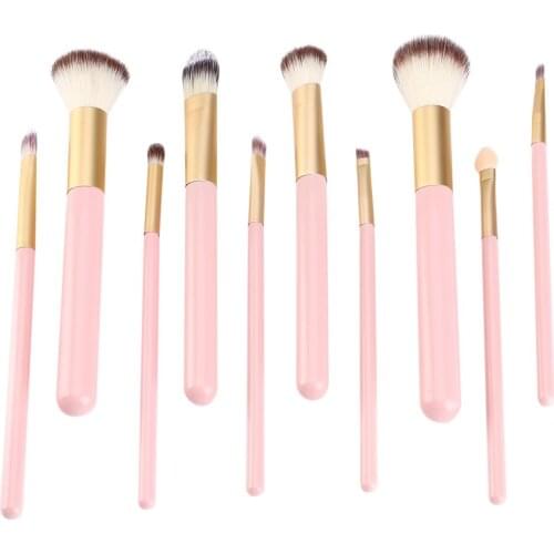 10pcs Professional Foundation Concealer Face Makeup Brushes
