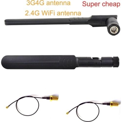 2pcs/set 3G4G 5dbi Antenna SMA Male For 4G LTE Router External Antenna 700MHz-2690MHz Router Antenna Strength Wifi Signal