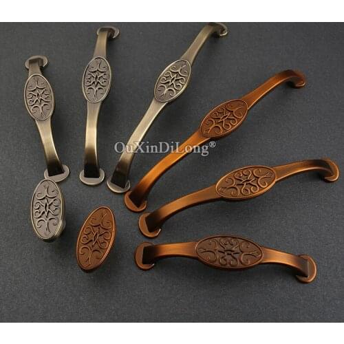 Elegant 10PCS European Solid Zinc Alloy Cabinet Door Handles Drawer Pulls Cupboard Wardrobe Bookcase Cabinet Pulls Pens Handles