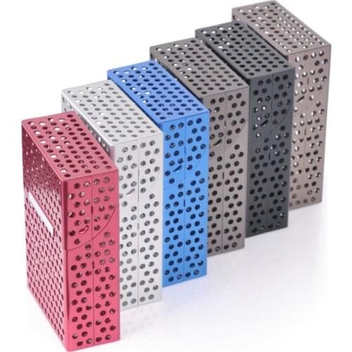 Fashion Creative Metal Cigaret Case Sticks Personality Cigaret Metal Cigarette Case Hollow Cigarette Box Smoking