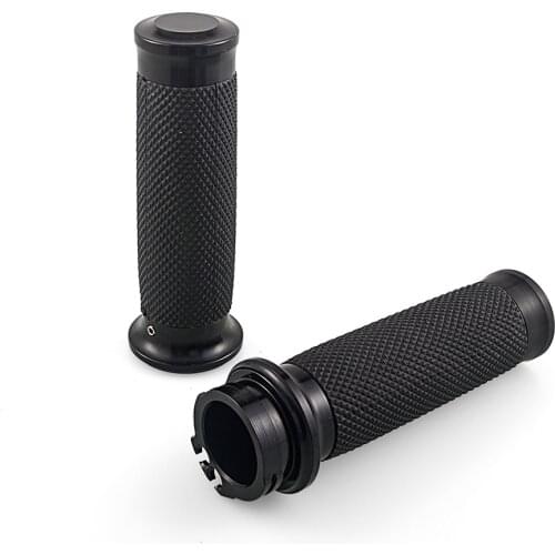 Motorcycle Aluminum Handlebar Grips Hand Grips For Harley 883R Sportster Street Bob Low Rider Chopper Bobber W/ 1" Handlebar