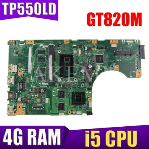 New!Akemy For ASUS TP550LA TP550LJ TP550LD TP550LN motherboard mainboard100% Tested OK i5-4200/4210U 4G RAM GT820M
