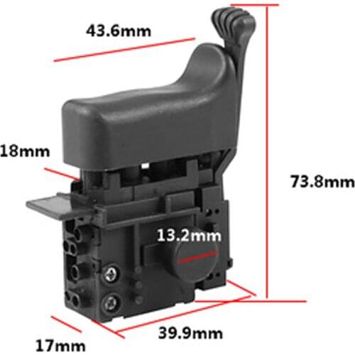 Electric hammer Drill Speed Control Switch for Makita HR2450 /HR2453/DP4010/DP4011,Power Tool Accessories