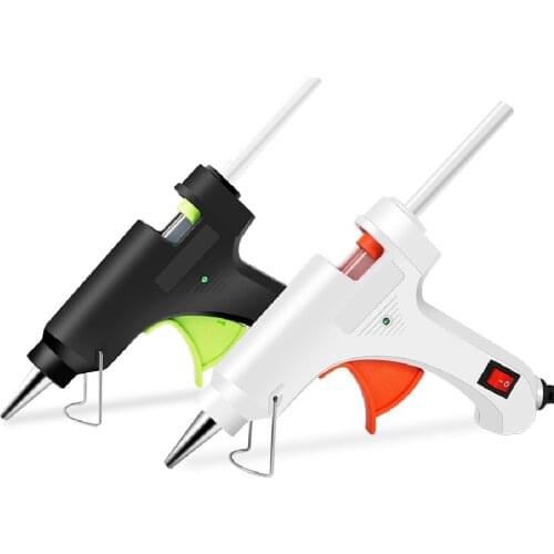 Hot Melt Glue Gun Mini Glue Gun DIY Mini Hot Glue Gun 40W High Temperature Silicone Gun Glue Gun With Switch 20W Hot Glue Gun